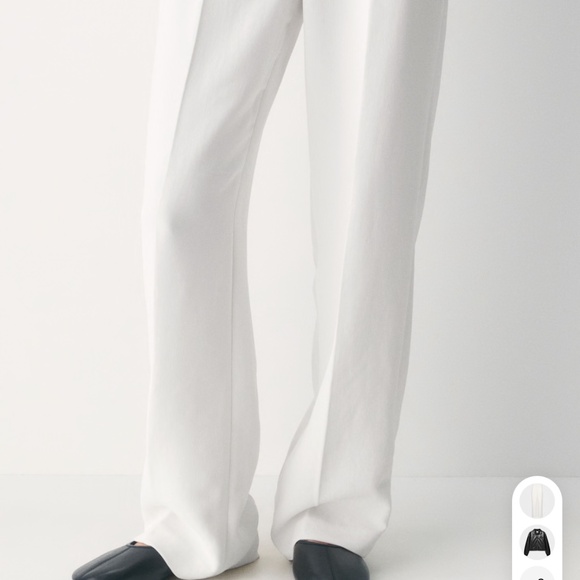Aritzia effortless pants cream - Picture 3 of 4